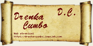 Drenka Cumbo vizit kartica
